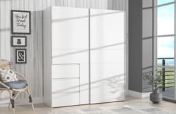 FORTE Winn Schwebetürenschrank | Weiß