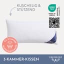 Excellent 3-Kammer-Kopfkissen Venedig | Weiß 2