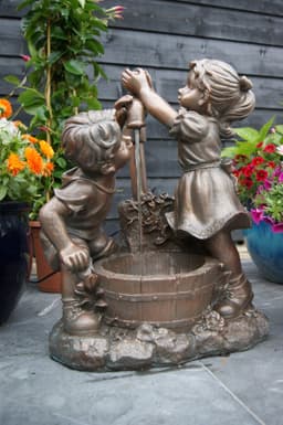 Ubbink Gartenbrunnen Wasserspiel Memphis | Braun