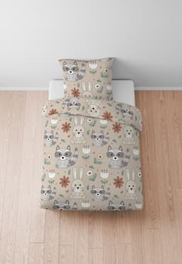 Biberna Kinderbettwäsche 0007245 | Beige
