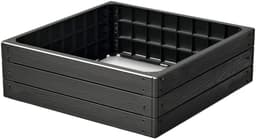 Prosperplast Palisade Base Wood | Schwarz