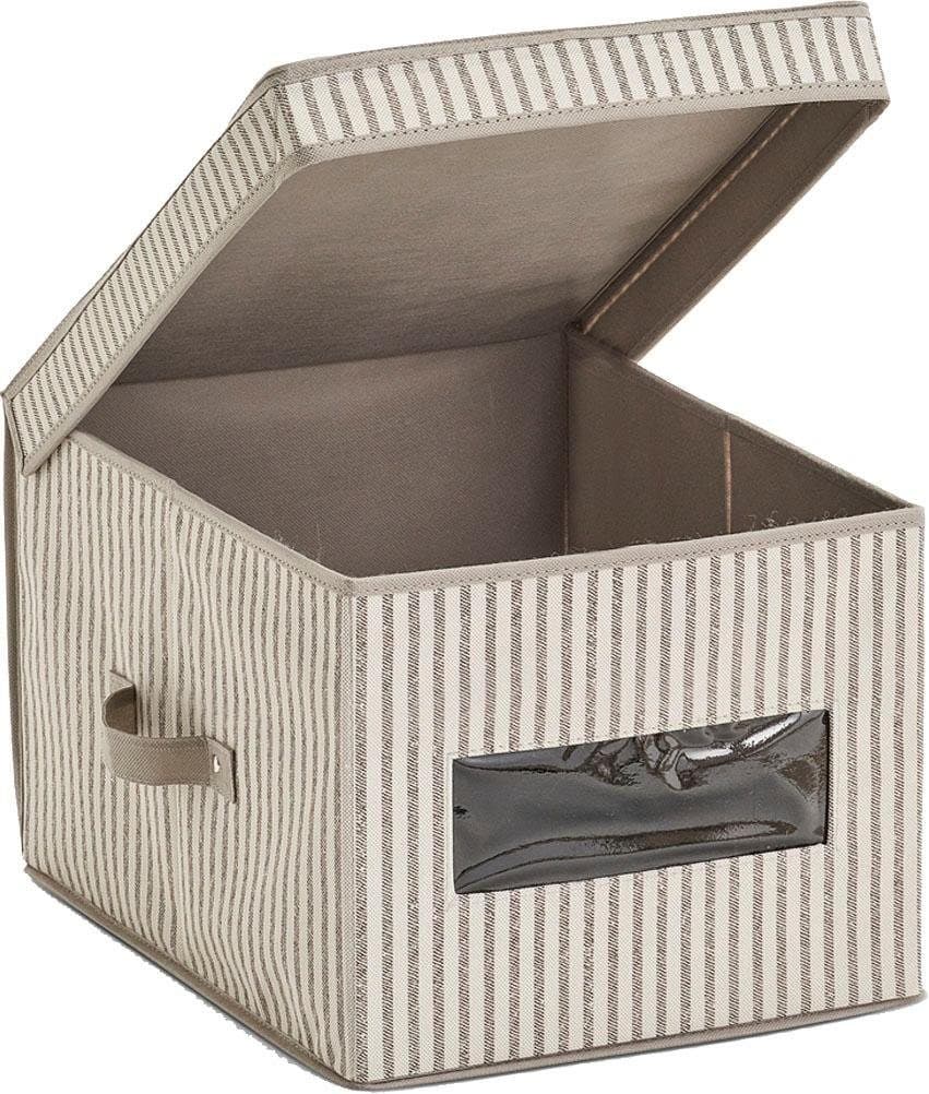 Zeller Present Aufbewahrungsbox Stripes | Beige