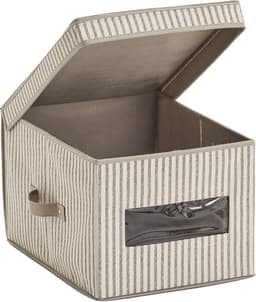 Zeller Present Aufbewahrungsbox Stripes | Beige