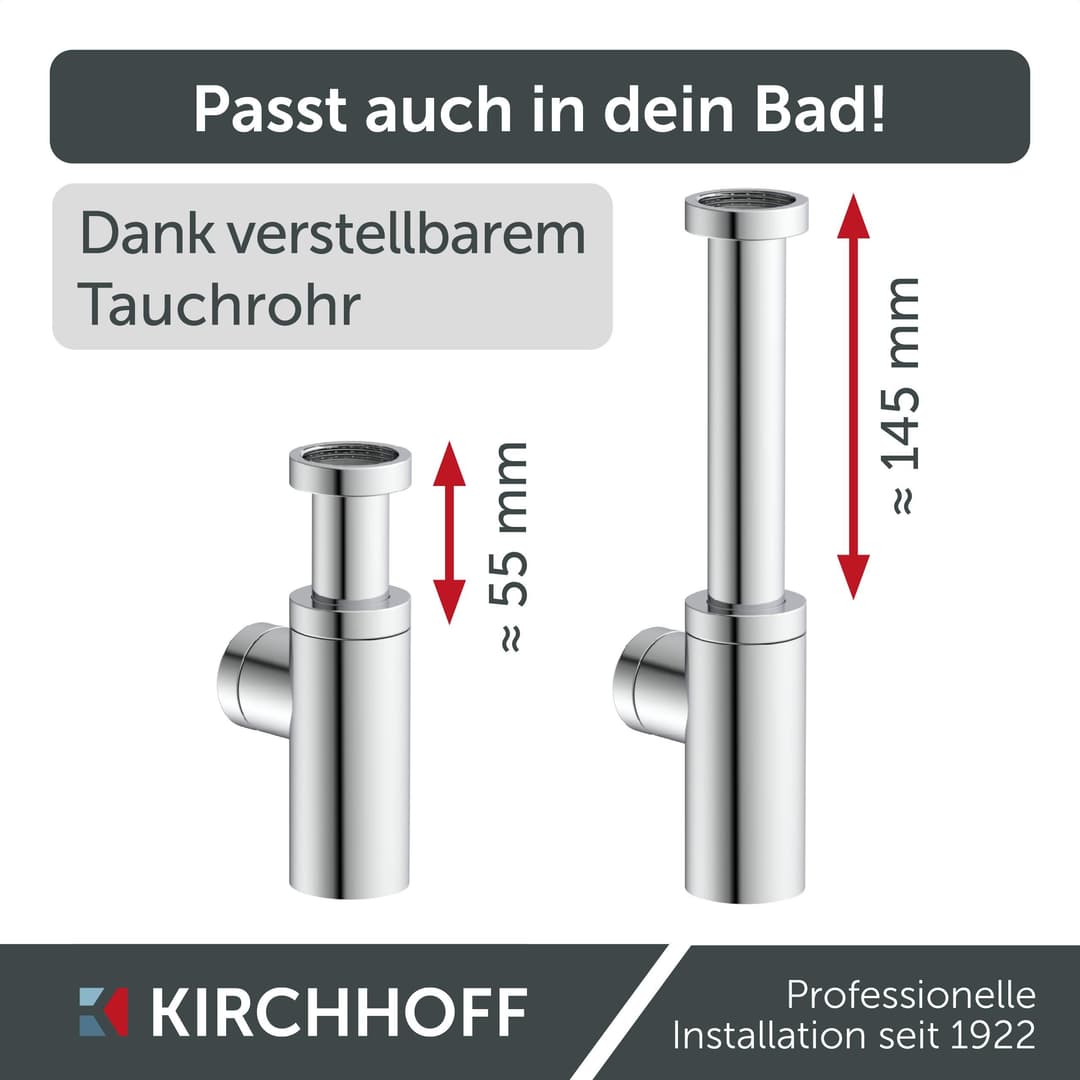 Kirchhoff Siphon Design Flaschensiphon | Silber