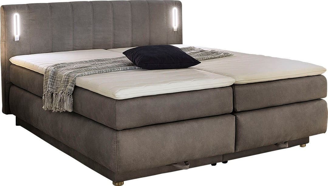 Jockenhöfer Gruppe Boxspringbett Kati | Grau