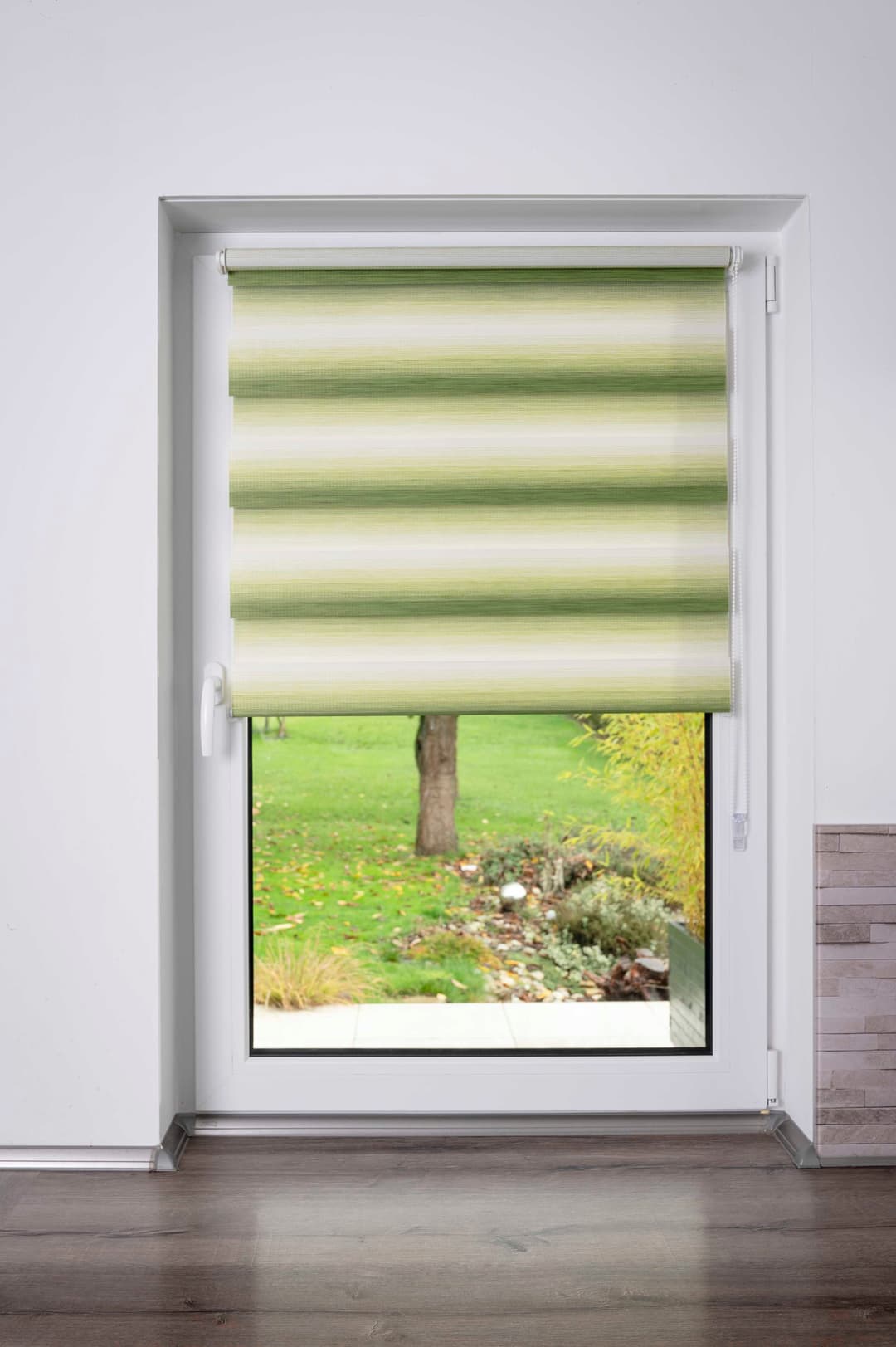 K-HOME Doppelrollo mit Farbverlauf | Grün