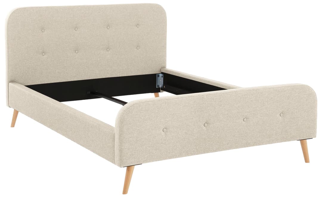 Home affaire Polsterbett Amrum | Beige