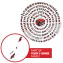 Einhell Akku-Gras- und Strauchscherenset »GE-CG 18/100 Li T Kit« 3