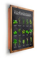 Home affaire Deco-Panel Küchenkräuter | Grün 3