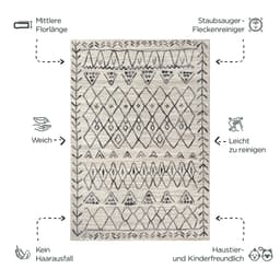 Sanat Teppich Boho 8200 | Beige