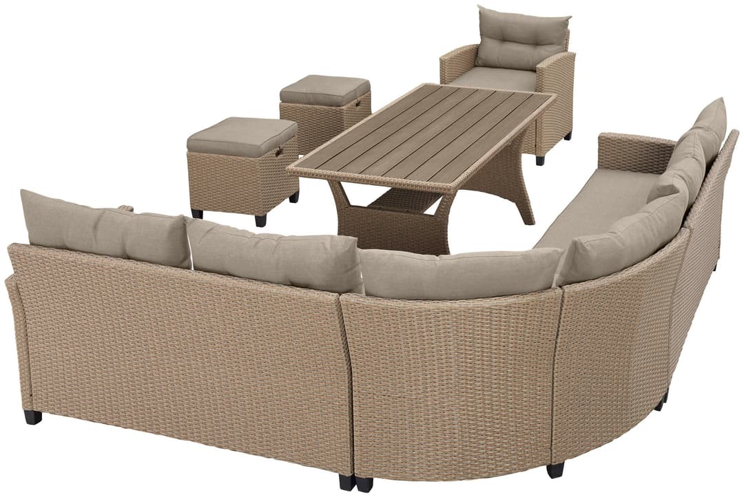 KONIFERA Gartenlounge-Set Keros Premium | Beige
