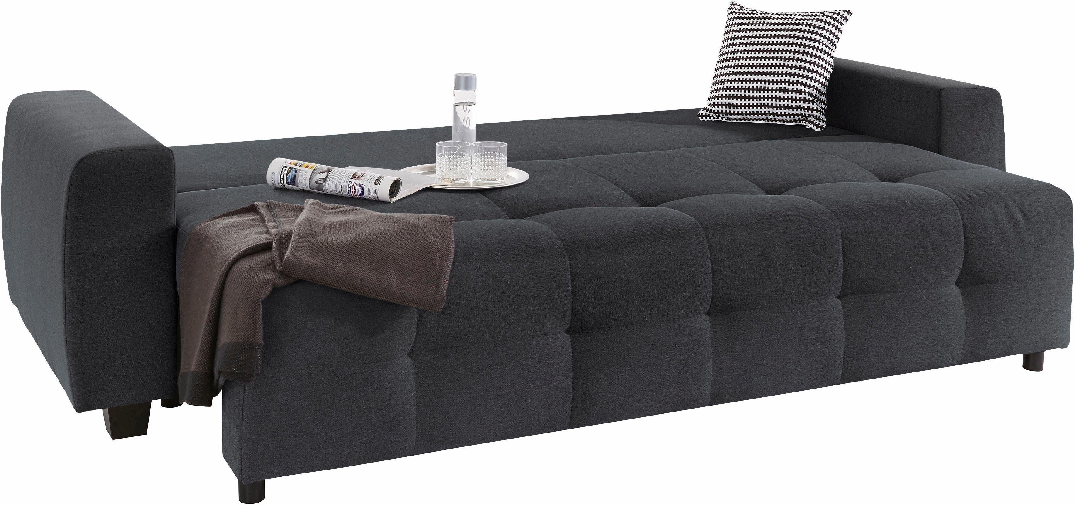 COLLECTION AB Schlafsofa Bella | Grau