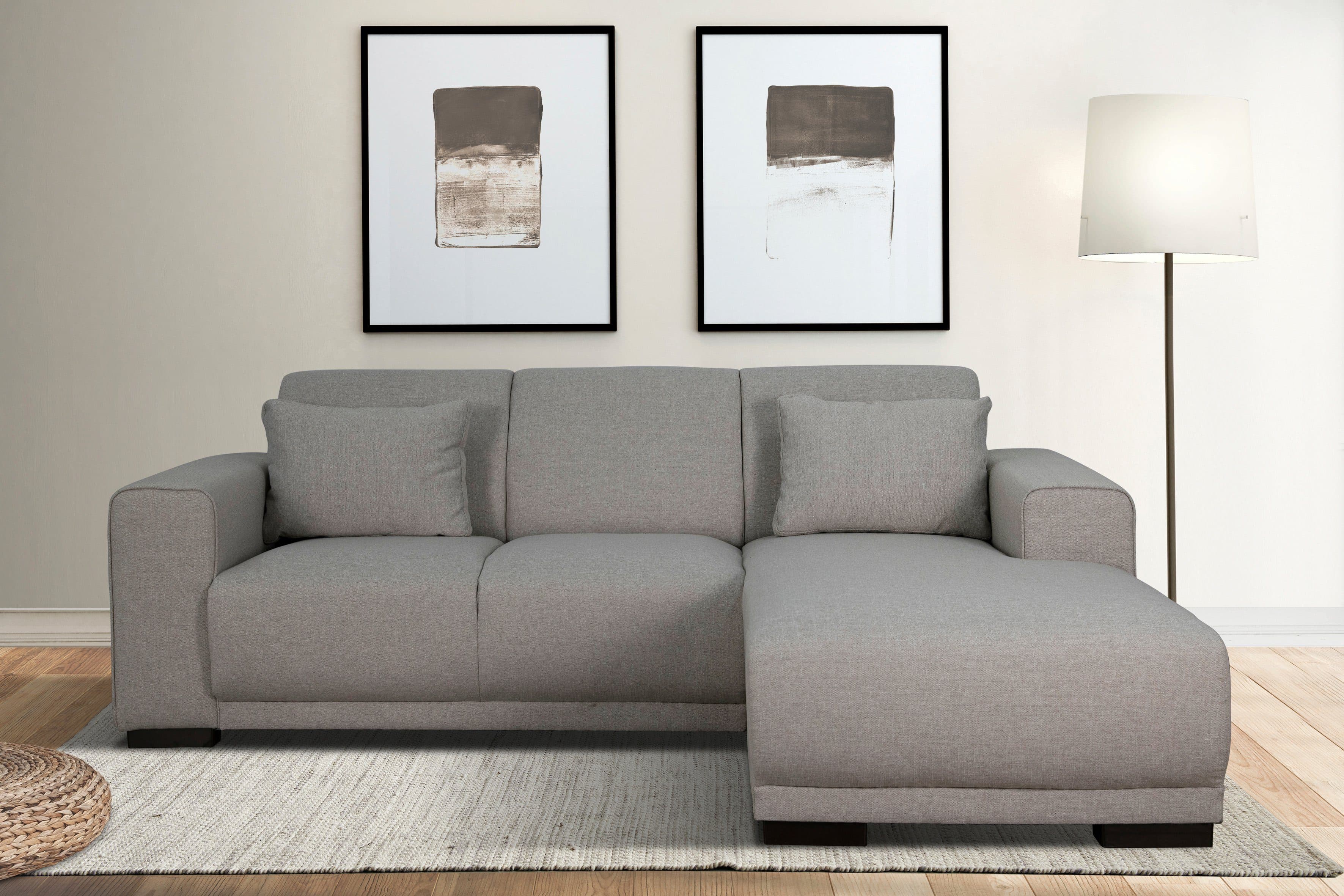 Home affaire Ecksofa BORNHOLM | Grau