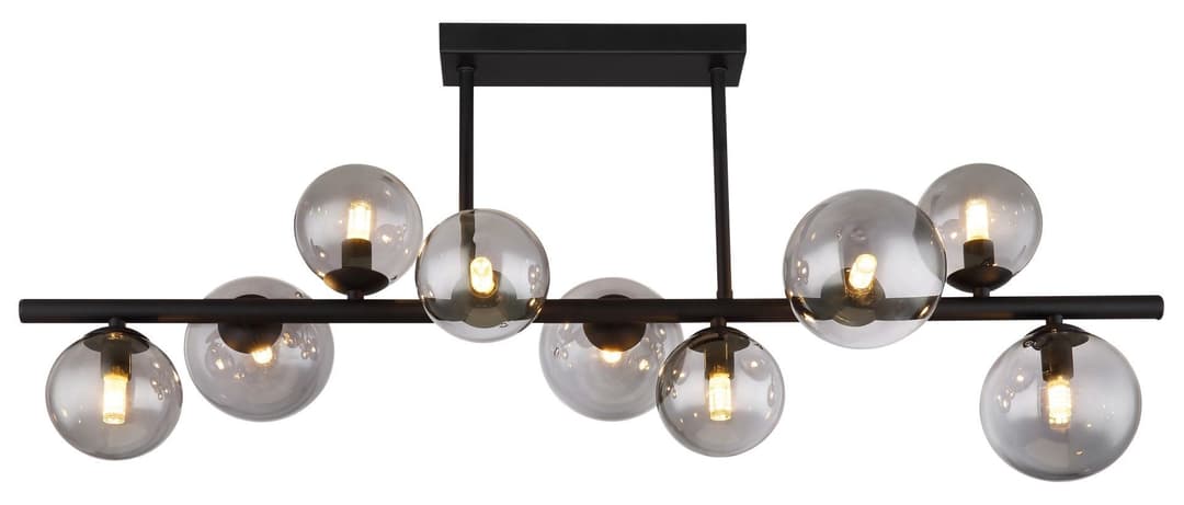 GLOBO LIGHTING LED Deckenleuchte RIHA | Schwarz