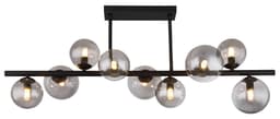 GLOBO LIGHTING LED Deckenleuchte RIHA | Schwarz