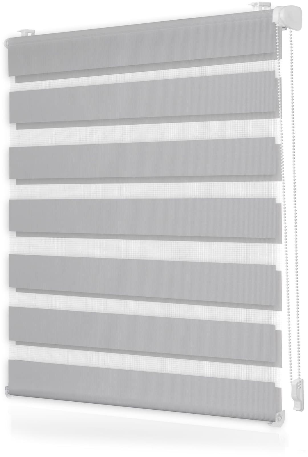Doppelrollo Duo Rollo Klemmfix | Grau