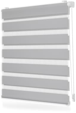 Doppelrollo Duo Rollo Klemmfix | Grau