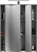 welltime Badezimmerspiegelschrank LUCCA | Grau 4