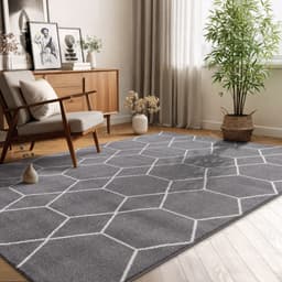 Sanat Teppich Trellis | Grau