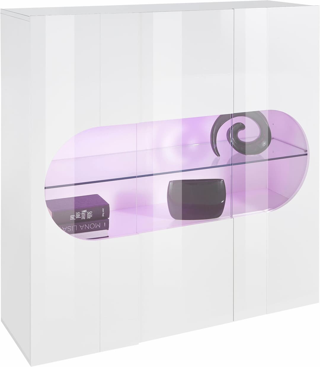 Home affaire Highboard Real | Weiß