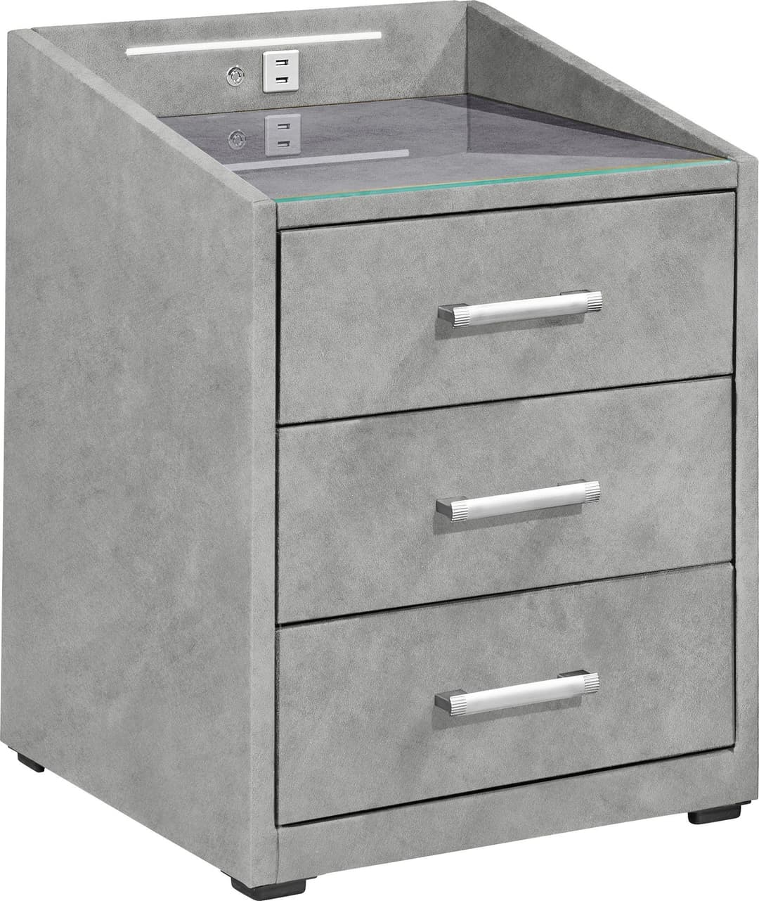 ED EXCITING DESIGN Nachtkonsole Moon | Grau