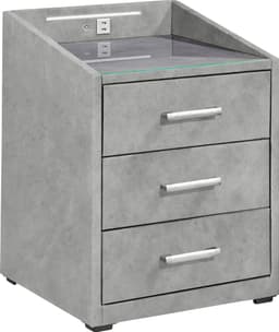 ED EXCITING DESIGN Nachtkonsole Moon | Grau