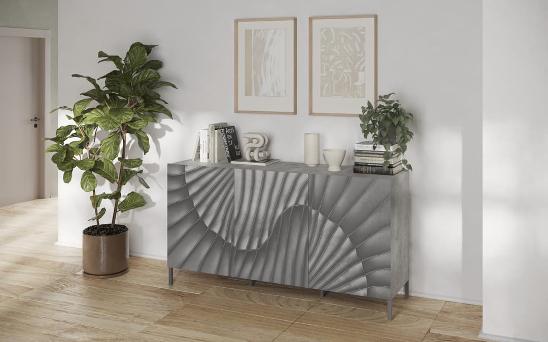 OTTO home Sideboard Snake | Grau