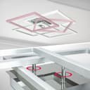 B.K.Licht BK_FR1320 WiFi LED-Deckenleuchte | Silber 5