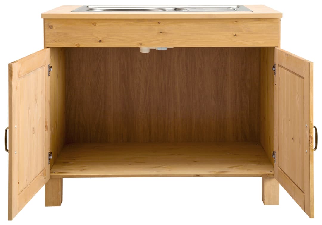 Home affaire Spülenschrank Alby | Holztöne