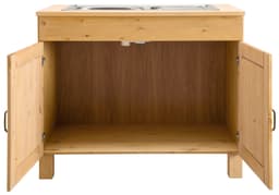 Home affaire Spülenschrank Alby | Holztöne