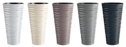 Prosperplast Pflanzkübel Sand slim | Schwarz