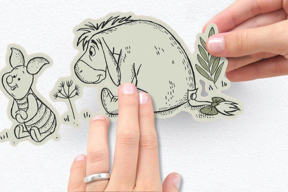 Komar Wandtattoo Winnie the Pooh Woodland | Mehrfarbig