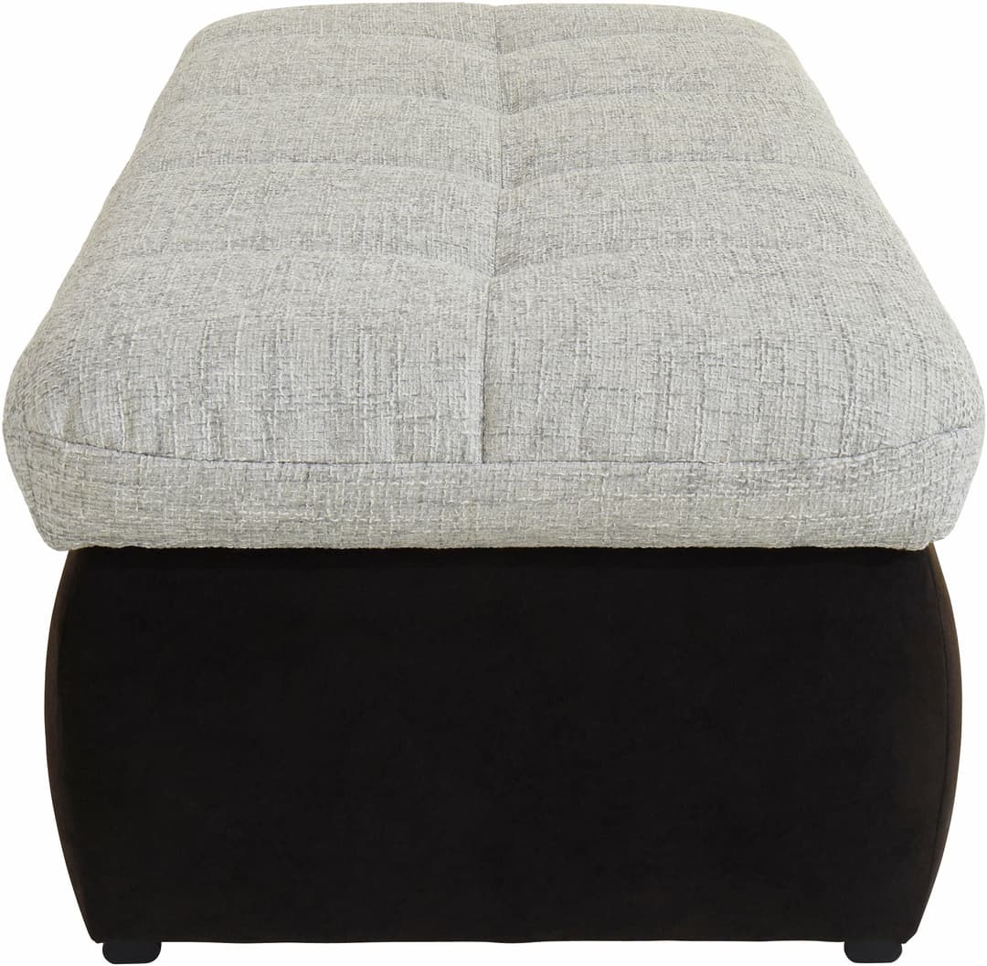 DOMO collection Polsterhocker Moric | Schwarz
