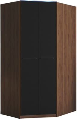 priess Eckkleiderschrank Barcelona | Holztöne