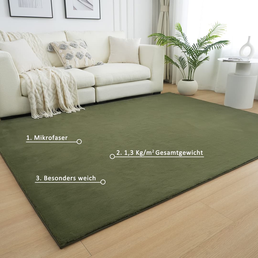 OTTO home Fellteppich Balu | Grün