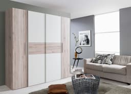 FORTE Kleiderschrank Kalixtus | Holztöne