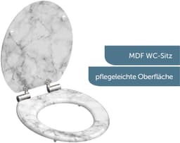 Schütte WC-Sitz Marmor | Mehrfarbig