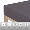 OTTO home Spannbettlaken PAPRIKA | Grau 3