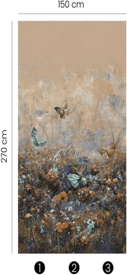 Fashion for walls Fototapete Magic Meadow | Beige