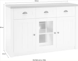 Home affaire Sideboard Beauvais | Weiß