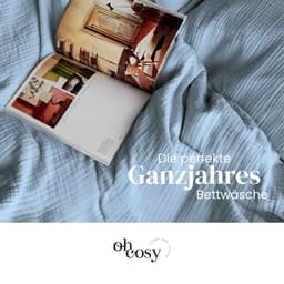 Oh cosy Bettwäsche Sally | Blau