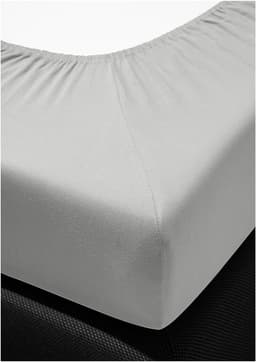 BIERBAUM Spannbettlaken Jersey | Grau