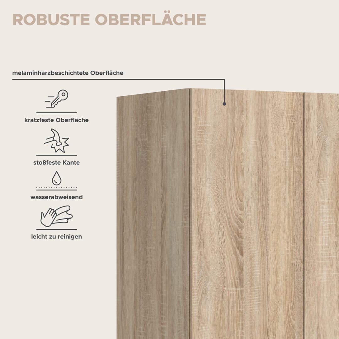 Home affaire Kleiderschrank Skarde | Holztöne