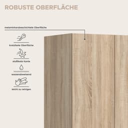 Home affaire Kleiderschrank Skarde | Holztöne