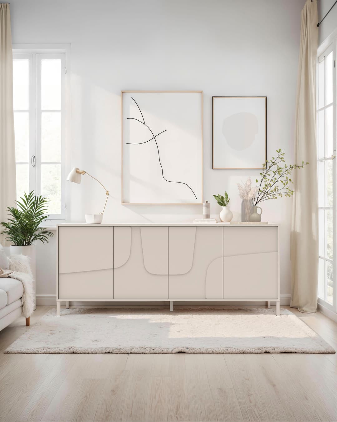 OTTO home Sideboard Stone | Beige