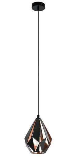 EGLO CARLTON 1 Pendelleuchte | Schwarz