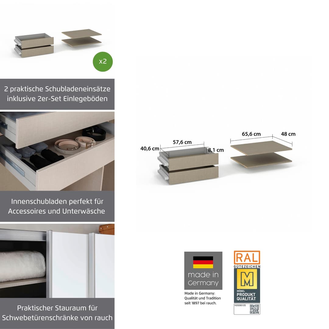 rauch Schubladeneinsatz | Braun