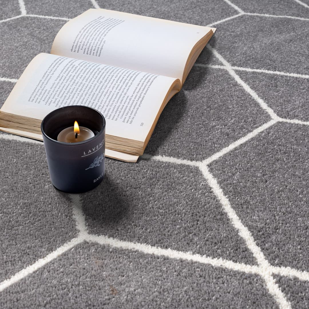 Sanat Teppich Trellis | Grau