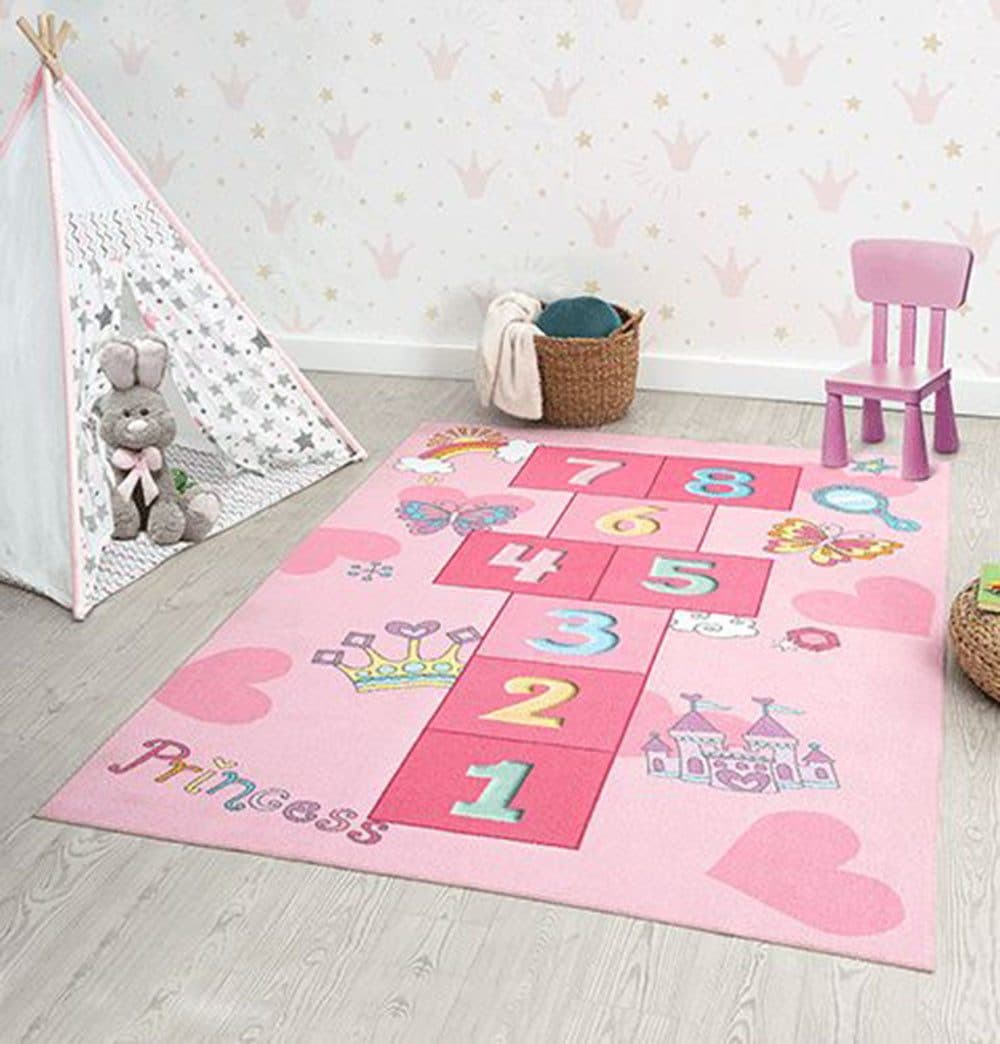 the carpet Teppich Happy Life | Pink