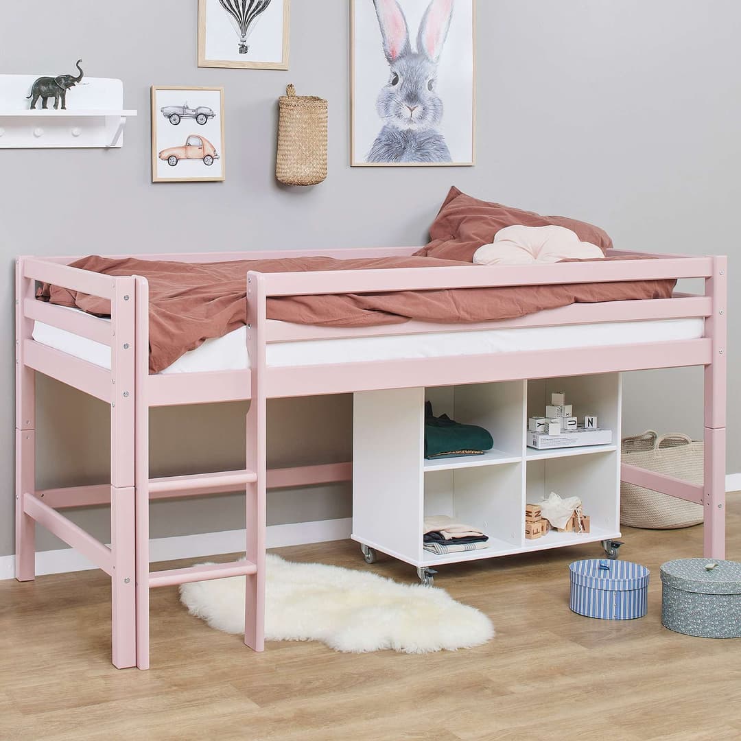 Hoppekids Hochbett ECO Dream MY COLOR | Rosa